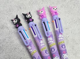 Pack 4 lapiceras colores intercambiables